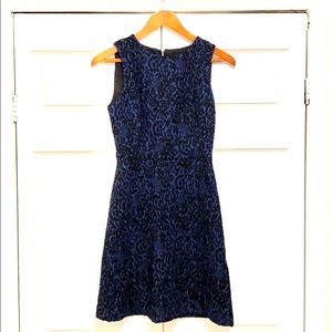 Zara Embroidered Brocade Sheath Cocktail Dress